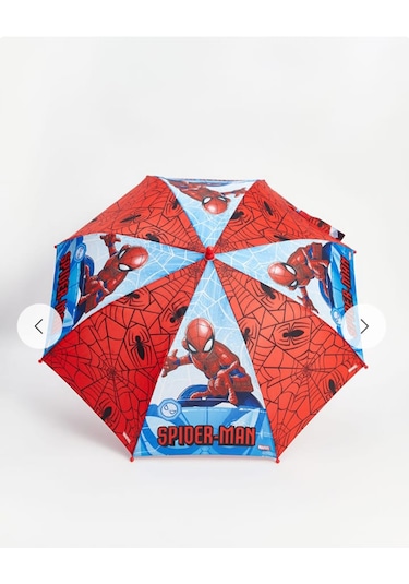 Spider-man Lisanslı Erkek Çocuk Şemsiye Çok Renkli