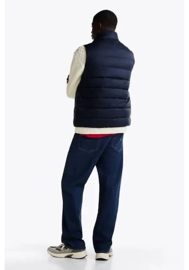 Tommy Jeans Erkek Yelek-dm0dm20663 Mavi