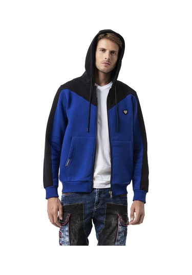 Cl580 Fearless Impact Men Sweatshirt Saxeblue