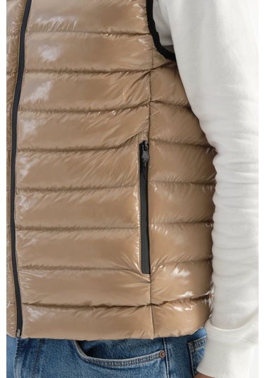 Shooter Sportswear Erkek Parlak Yelek Luxe Bej Bej