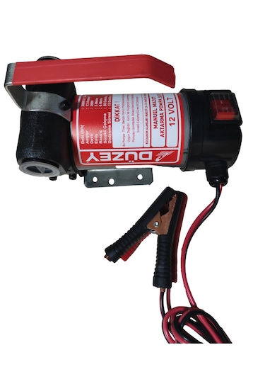 Düzey 12 Volt Bypasslı Dk/litre:40 Lt. Mazot Aktarma Pompası