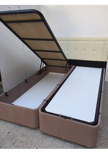 Bengimobilya Baza Başlık Standart Silinir Kumaş Model Kapiton Metal Transmisyo