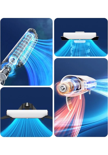 Bladeless Asılı Yatak Fanı 4 Hız Ayarlanabilir Taşınabilir Mini