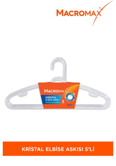 Kristal Elbise Askısı 5 Adet