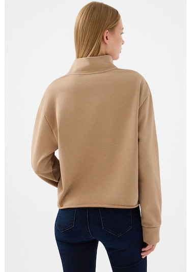 Loft Kadın Sweatshirt Bej