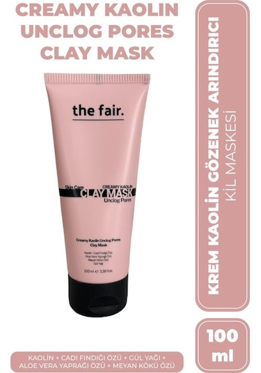 the fair. Creamy Kaolin Gözenek Temizleyici Kil Maskesi 100 ML