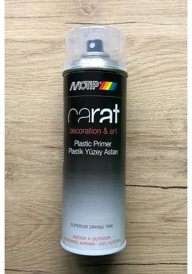 Motip Carat Renksiz Şeffaf Plastik Yüzey Astarı Sprey 400 ML