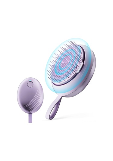 Hangfox Negatif İyonlu Saç Bakımı Tarak, İki Hızlı Titreşimli Saç Derisi Masajı, Statik Ve Kıvrımları Giderir, Saçı Yumuşak Ve Dürtümsüz Hale Getirir