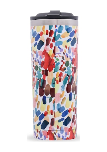 Qwetch QM6095 Özel Tasarımlı Isı Yalıtımlı 470 ML Termos Mug – Arty