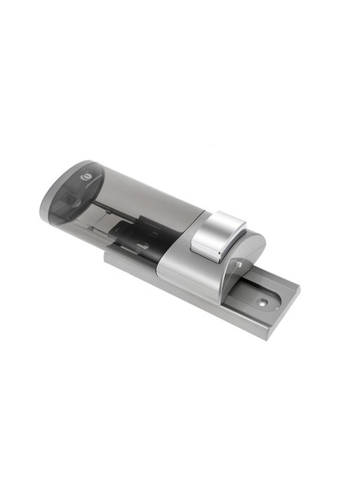 Ulzyvf Duvar Tipi Manuel Sabunluk - 500ml Şampuan & Sıvı Sabun Dispanseri Abs+pc Cam Gümüş Gümüş