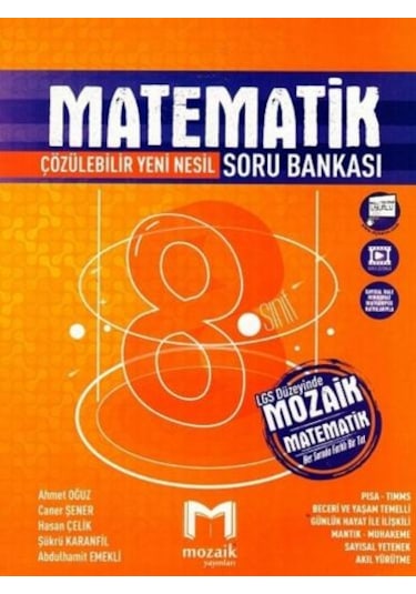 Mozaik Yayınları 8. Sınıf Matematik Soru Bankası