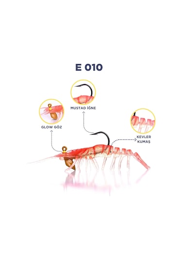 Caretta Sakura Shrımp 6,5g 76mm E 010