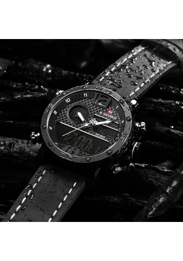 Erkek Saat Dijital Kuvars Alarm Kronometre İş Spor Günlük Kol Saati Beyaz Diğer