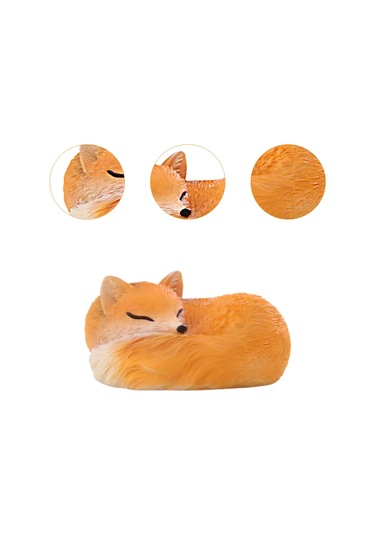 Suntek Bahçe Küçük Hayvan Figürü 5,5x4,5x3-cm-tilkiler