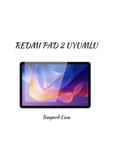 Redmi Pad 2 Uyumlu 11 İnç Fuchsia Tablet Temperli Cam Ekran Koruyucu