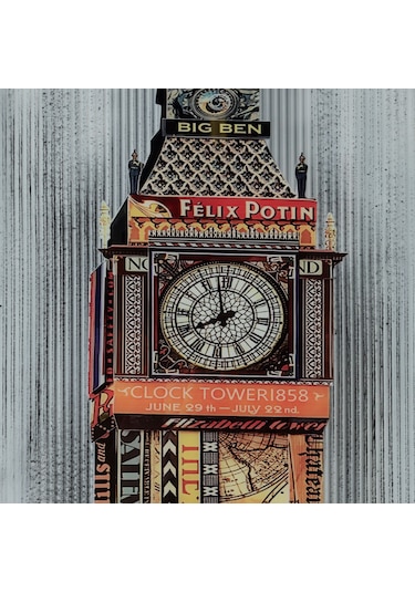 Tımeless Tower Çerçeveli Cam Tablo 60x90cm