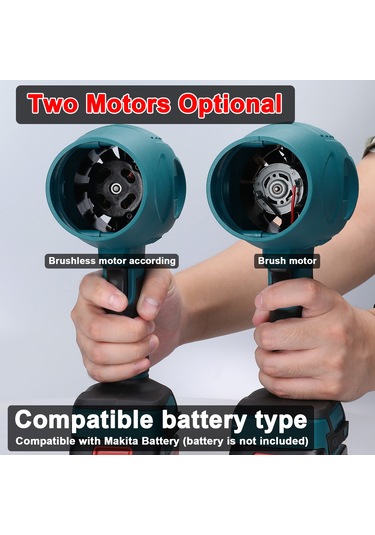 Youtek 21v Şarjlı Endüstriyel Toz Üfleme Makinesi - Taşınabilir Güçlü Fırçalı Motor İle Çok Amaçlı Temizlik Aleti