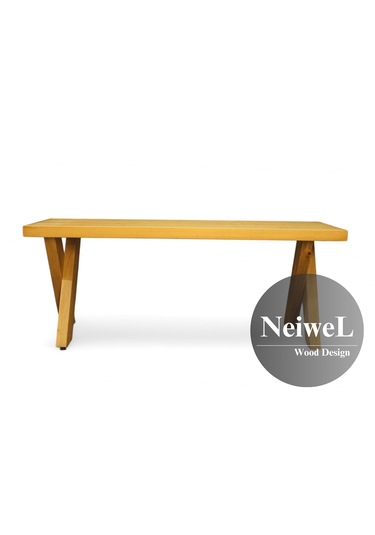 Neiwel Garden Lio Doğal Ahşap Bank Ahşap