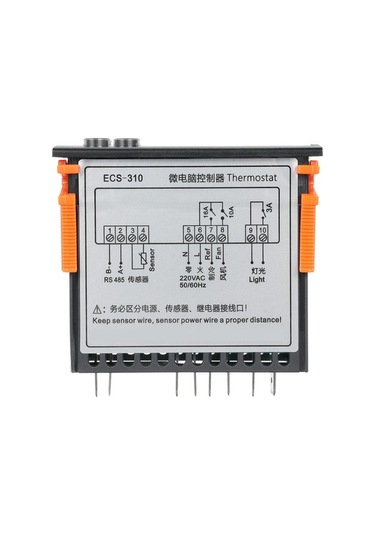Ulzyvf Ecs-310 Dijital Termostat -50 C İle 99 C Arası Hassas Kontrol, Buzdolabı & Soğutma Sistemleri İçin