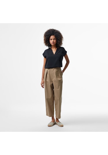 Nautica Kadın Siyah Relaxed Fit Gömlek Düz 55w090t Siyah