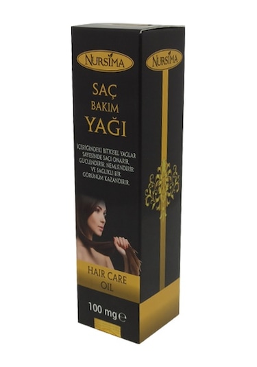 Nursima Bitkisel Saç Bakım Yağı 100 G