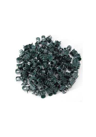 Ximistore9 100 Adet Plastik Bahçe Bitki Tutucu, Orkide Ve Çiçek Gövdesi Desteği, Kolay Kullanım, Yeşil Renk