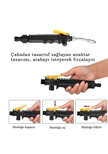 Monozone 30cm Bahçe Sulama Yüksek Basınçlı Metal+plastik Sulama