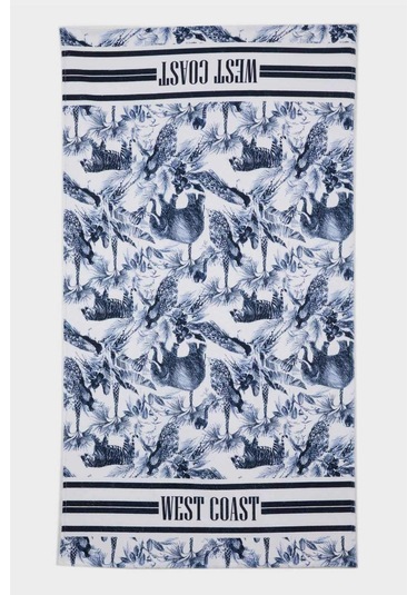 DeFacto Kadın Desenli Pamuklu Plaj Havlusu W8309AZ25SMWT1