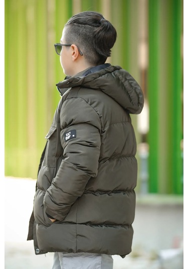 Erkek Çocuk Şişme Mont Km.0041 Haki