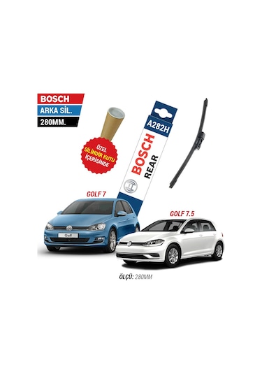 Vw Golf 7 / 7.5 Arka Silecek 2012-2020 Bosch Rear A282H