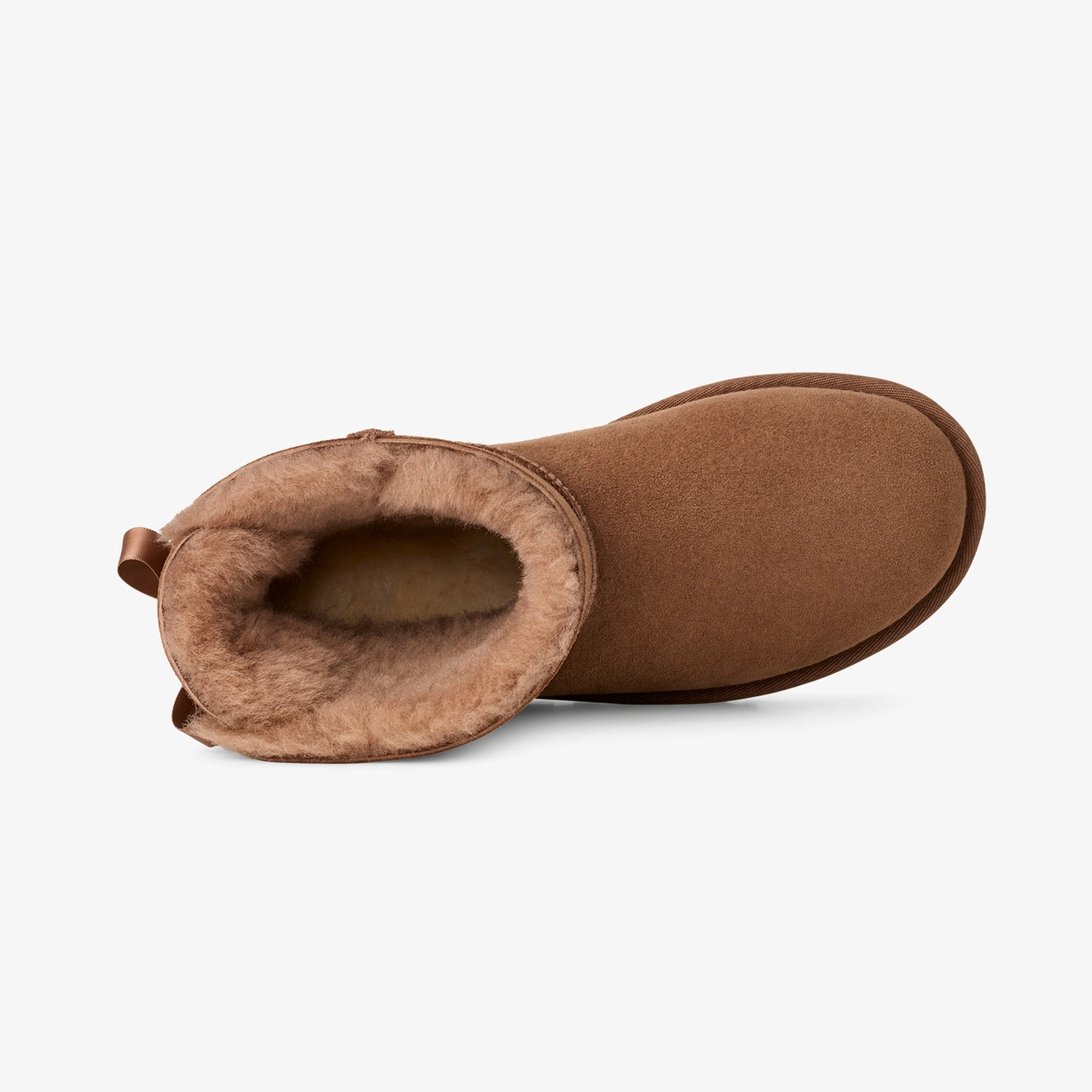 Ugg Mini Bailey Bow Kadın Kahverengi Bot 1016501 Kahverengi