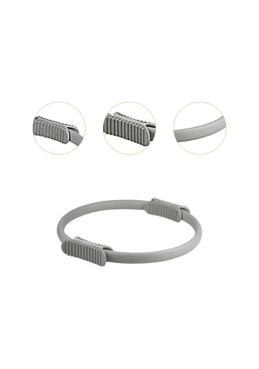 Ganzhoushop Uyluk Suntek Ring Kolay Pilates İç Gri Gri Esnek Egzersiz Circle Zm Gri