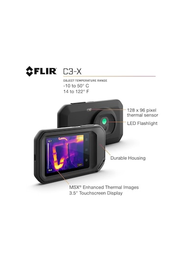Flır C3-x Kompakt Termal Görüntüleme Kamerası