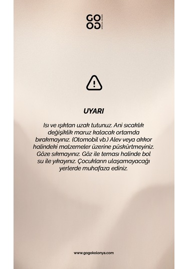 Gogo Aqua Kolonya 250ml Cam Şişe