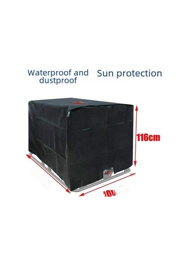 Shineyee 1000l Ibc Ton Balonu Kılıfı - Dış Mekan Su Tankı Koruyucu, Isı Ve Su Geçirmez, Toz Engeli, Dayanıklı Poliester Yeşil, 120x100x116cm