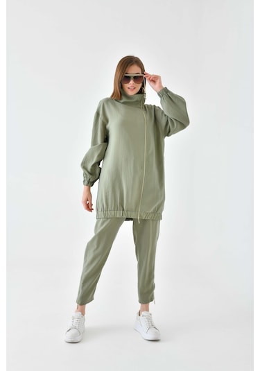 Ftz Women Kadın Modal Pantolonlu Takım Haki 30716-haki Haki
