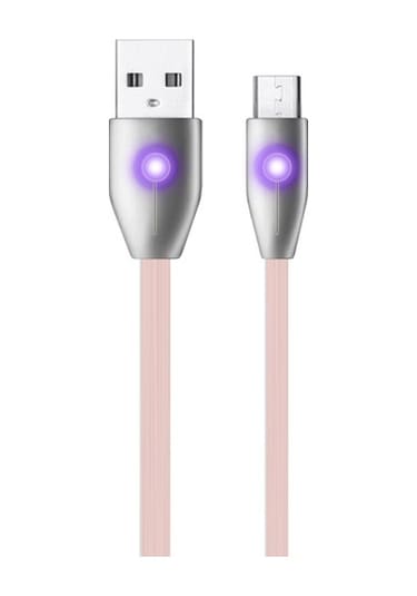 Linktech K484 Micro Usb Yassı Işıklı 1.2Mt Şarj Ve Data Kablosu (430693630)