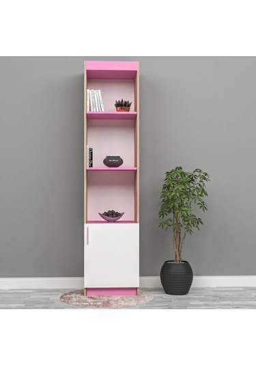 Moda Kitaplık Mdf Beyaz