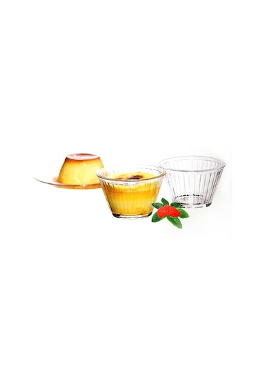 Paşabahçe 53298 Kase 6'lı Sufle Kabı Puding Kabı 6'lı Cam Kase