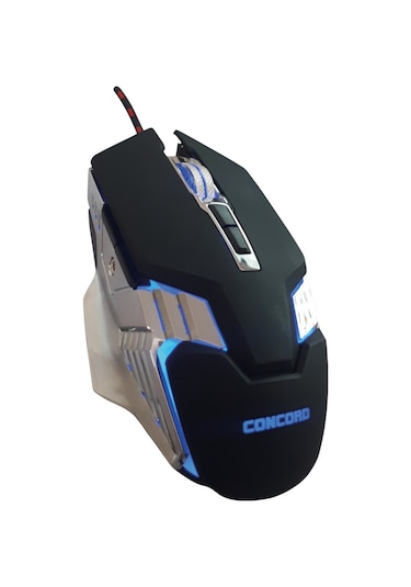 Concord C-25 RGB 7200 DPI Oyuncu Mouse + Mouse Pad