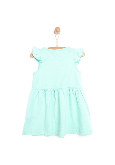 HelloBaby Basic Elbise Kız Bebek 24yhlbkelb027 Mint 24YHLBKELB027_Mint