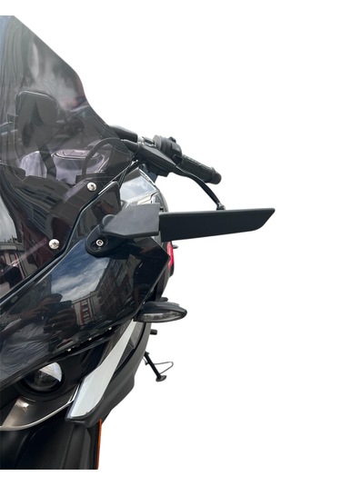 Universal Katlanır Ayna Racing Motor Uyumlu Siyah