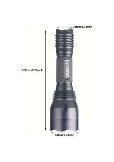 Chuangyinshop Yüksek Güçlü 395nm Siyah Işık 1led Uv Fener Şarj Edilebilir Reçine Kürleme Taş Ve Akrep Arama Altın