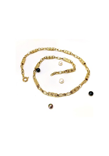 Altın Ürünler 49 CM 6 MM Boyun Zinciri 14 Ayar