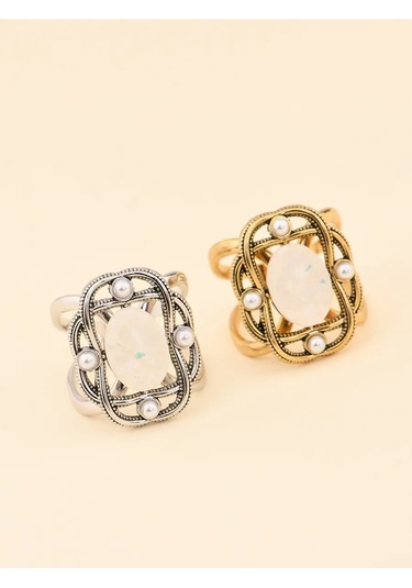 Amely Rid Eşarp Ve Shayla İçin Halka Broş Kısa Klip 199455716 Gümüş-gri