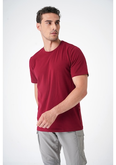 Mecanık Casual Neo Organic T-shirt Bordo