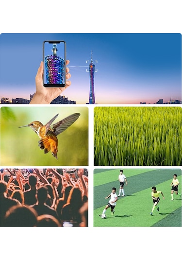 Milyon Piksel Teleskop 70x Elektronik Teleskop Geniş Diyafram Objektif Lens Teleskop