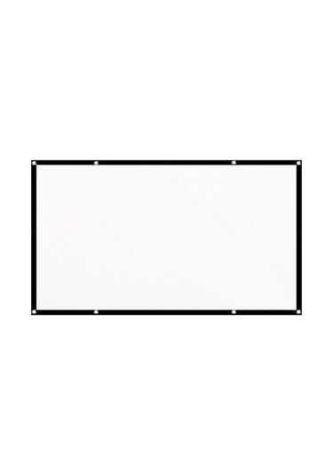 Fastbuy 120 16:9 Beyaz Proje Perdesi, Taşınabilir, Katlanır, Dokuma, Montajlı, Hafif Tasarım