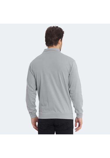 Slazenger KAGISONA IN Erkek Sweatshirt Gri