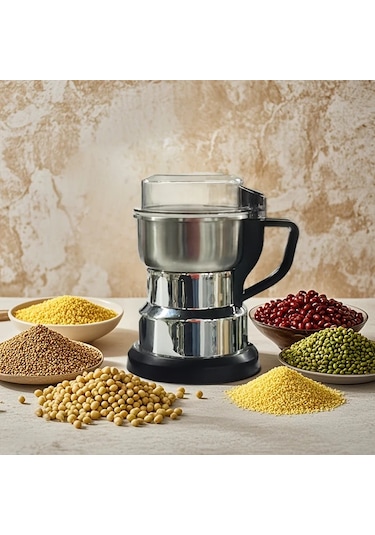 Motion003 220v Avrupa Standartlı Elektrikli Öğütücü Simli Ev Tipi Çok Amaçlı Tahıl Değirmeni Ultra İnce Kahve Çekirdeği Öğütücü Baharat Ve Kuruyemişler İçin Küçük Kırıcı Simli
